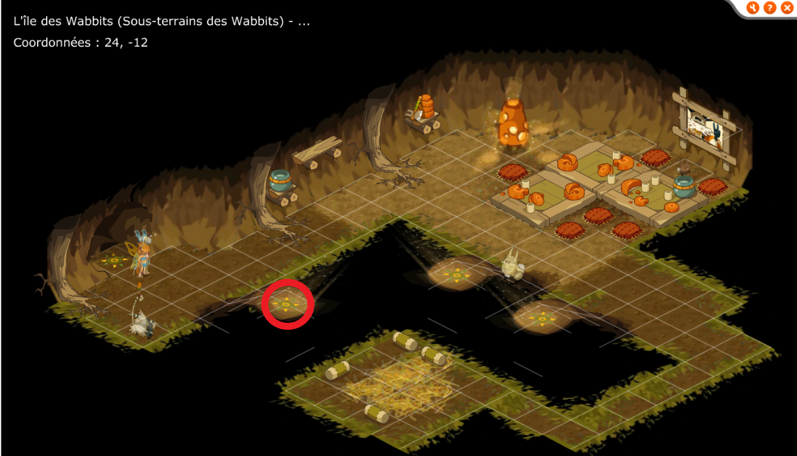 Dofus Retro Château Wa Wabbit, comment y accéder, quel est le chemin pour la panoplie avec les